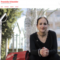 Franziska Schneider – Screenshot der Webseite von Franziska Schneider